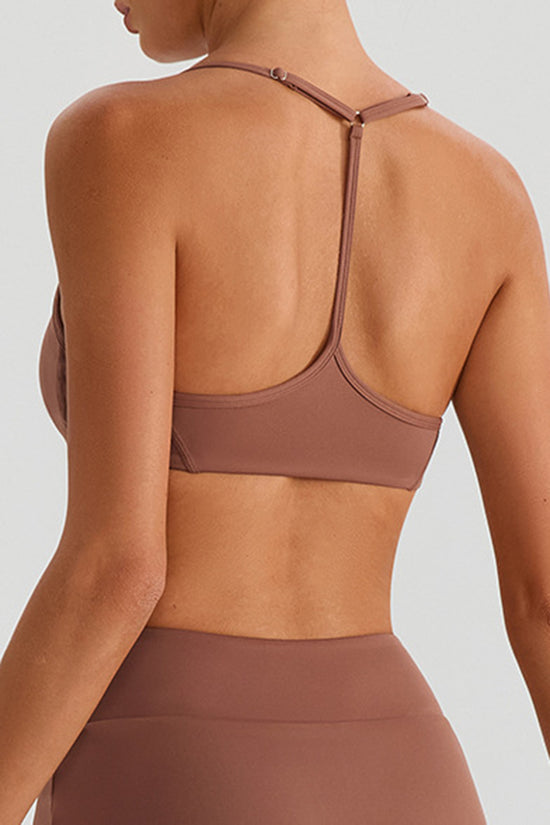 Strappy Supportive Sports Bra