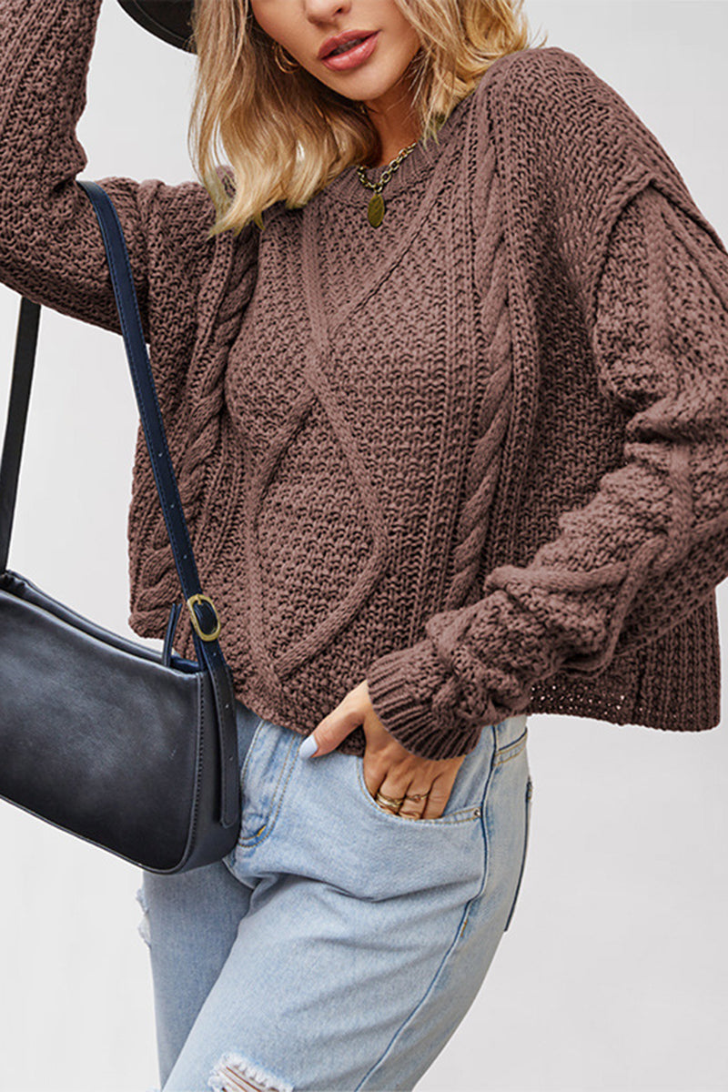 Cozy Knit Cable Sweater