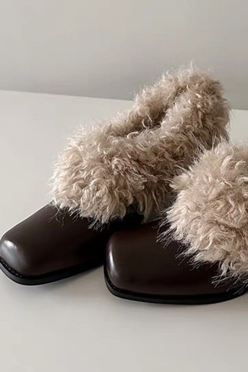 Cozy Chic Fur-Lined Loafers