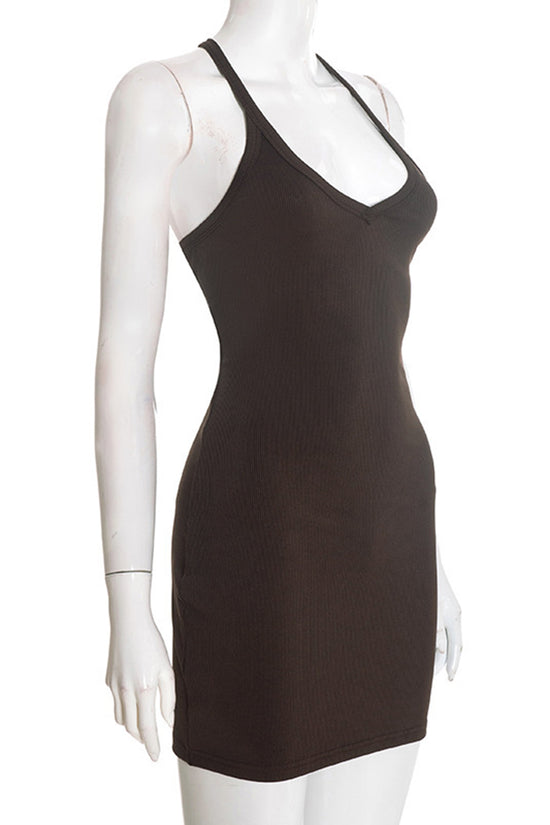 Sleeveless Bodycon Casual Dress