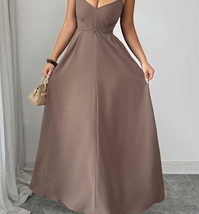 Elegant Maxi Sleeveless Casual Dress