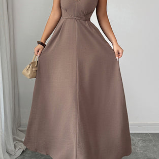 Elegant Maxi Sleeveless Casual Dress