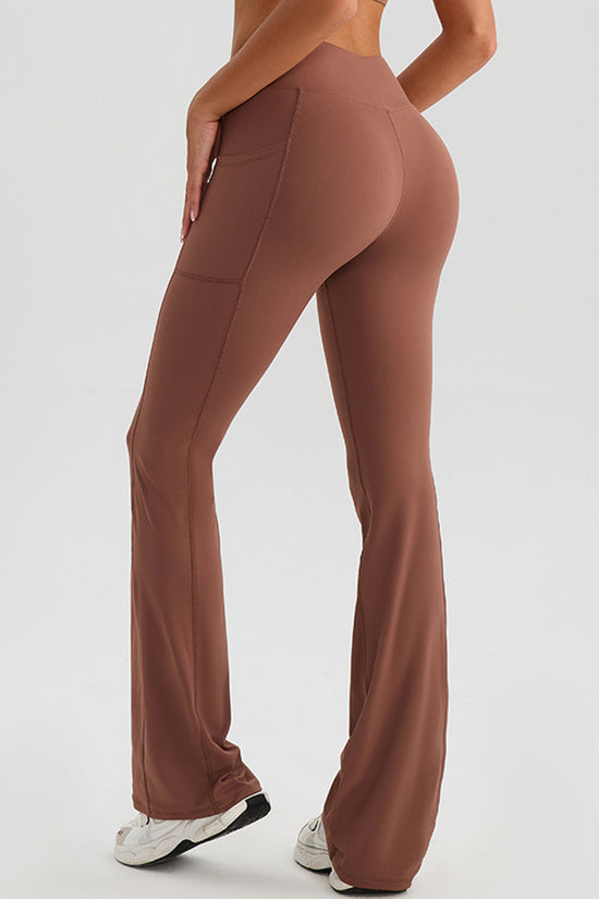 Sleek Crossover Waist Joggers