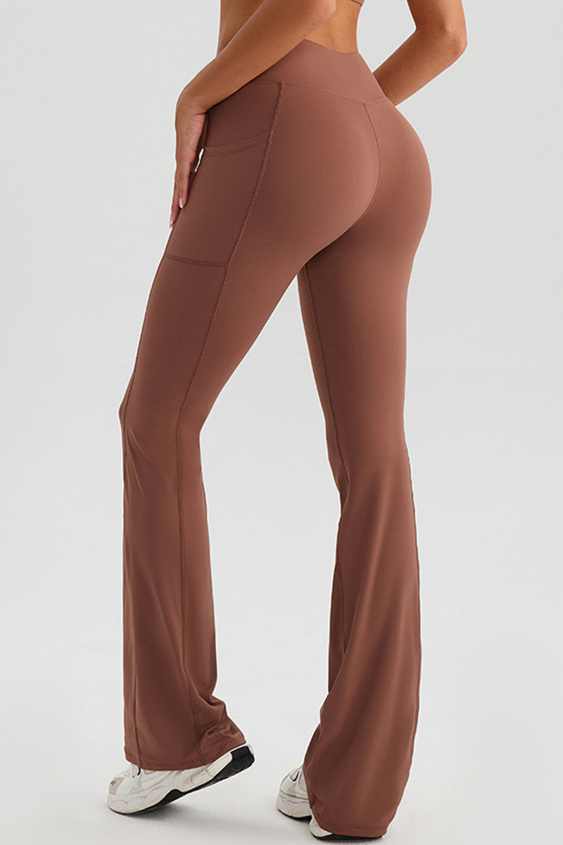 Sleek Crossover Waist Joggers