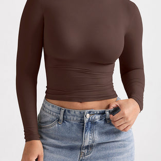 Long Sleeve Fitted T-Shirt