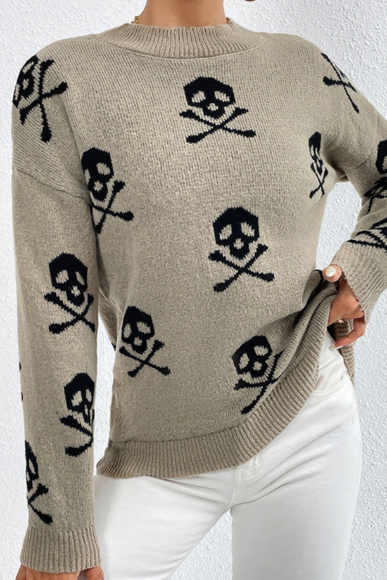 Cozy Mushroom Pattern Sweater