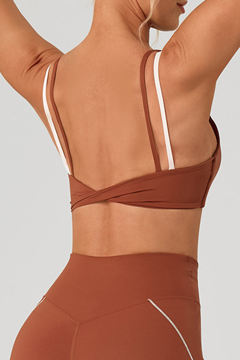 Strap Detail Sports Bra