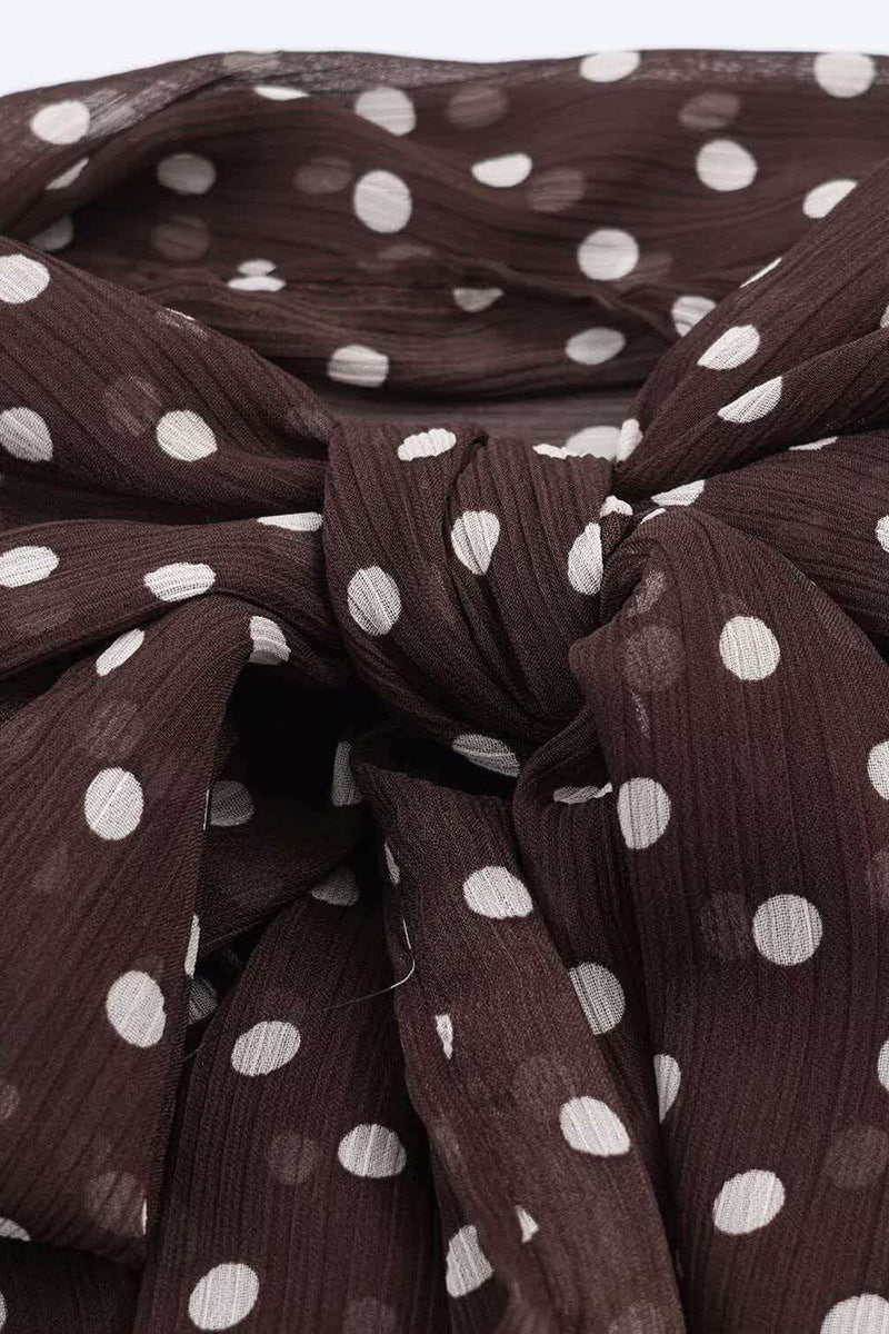 Polka Dot Long Sleeve Blouse