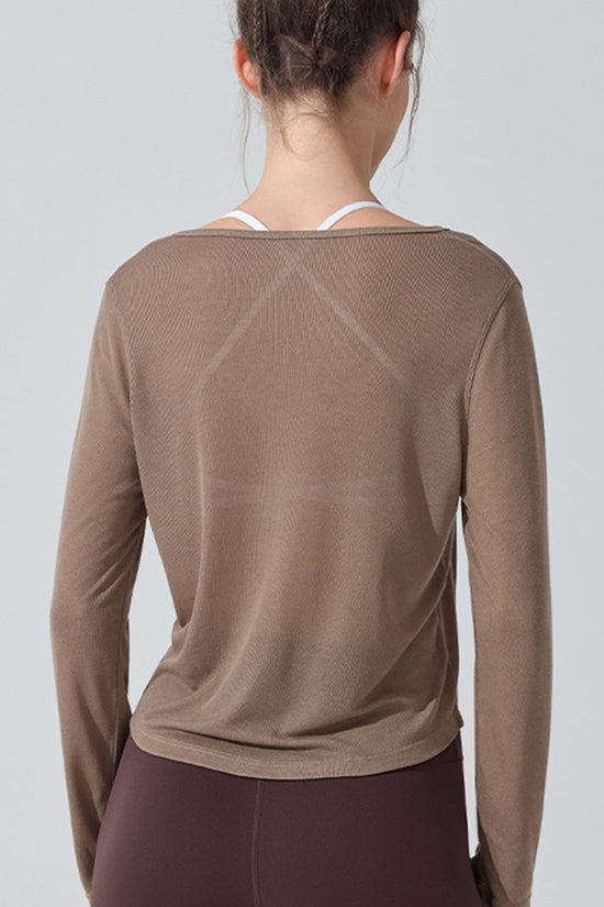 Lightweight Tie Detail Pullover Top
