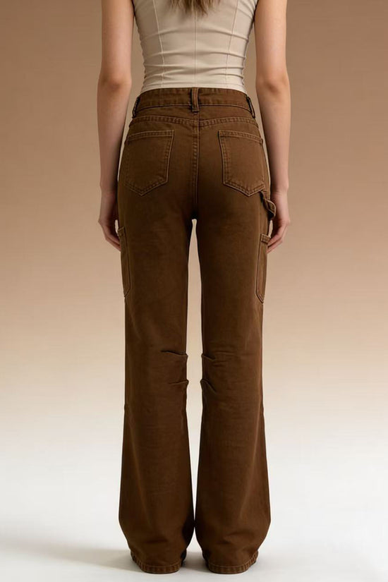 Classic High-Waist Straight Jeans