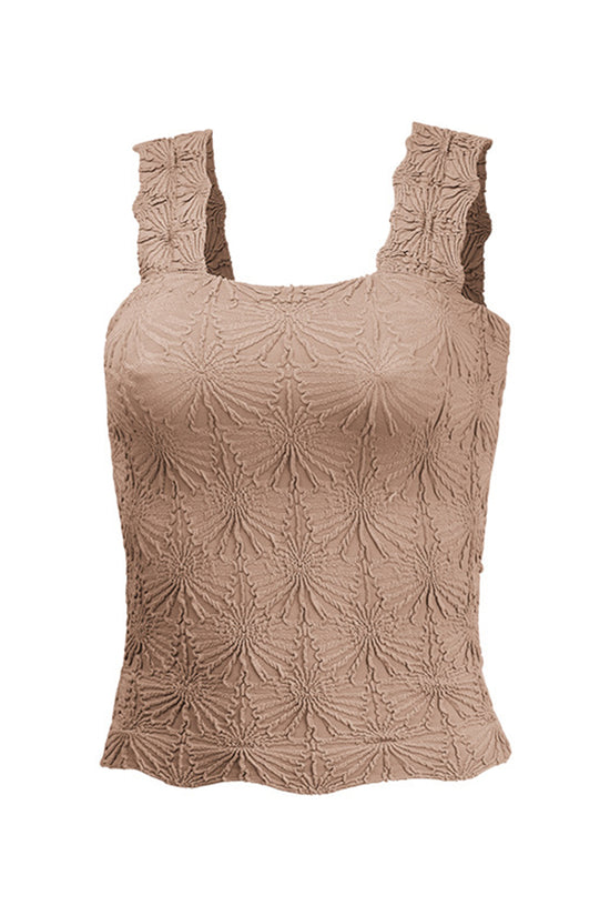 Textured Sleeveless Tank Top