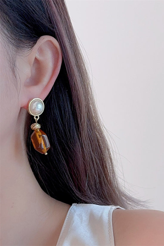 Elegant Pearl Drop Earrings