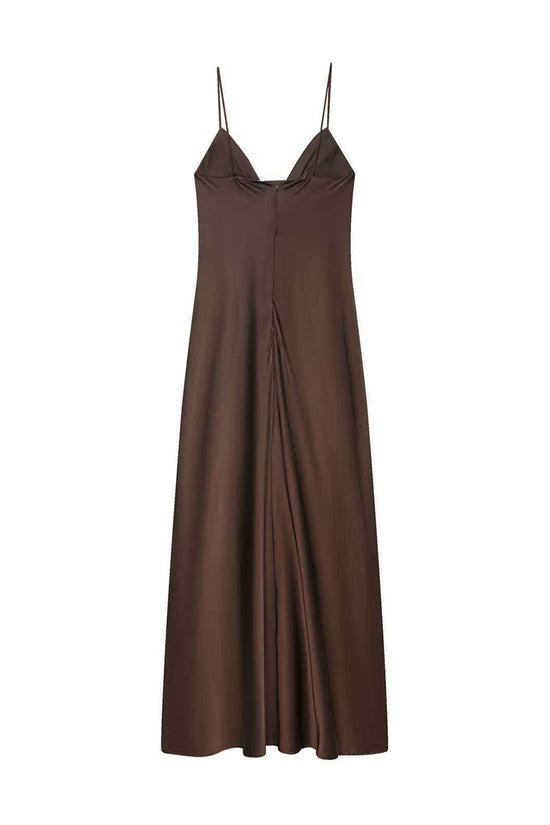 Spaghetti Strap Slip Midi Dress