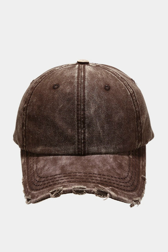 Distressed Casual Baseball Cap