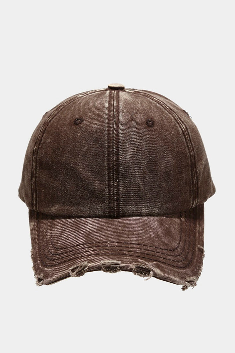 Distressed Casual Baseball Cap