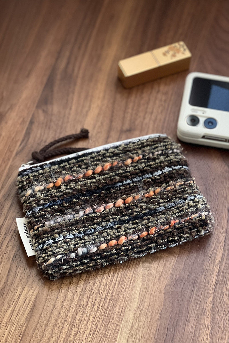 Handwoven Textured Pouch