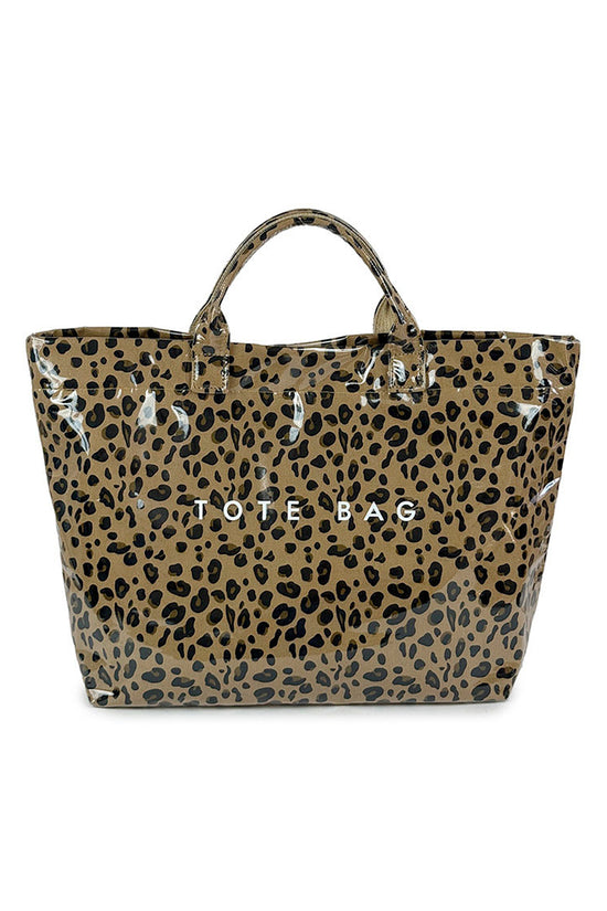 Chic Leopard Print Tote Bag