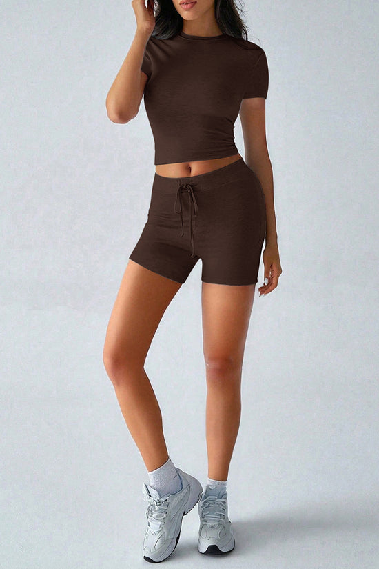 Sleek Activewear Short Set