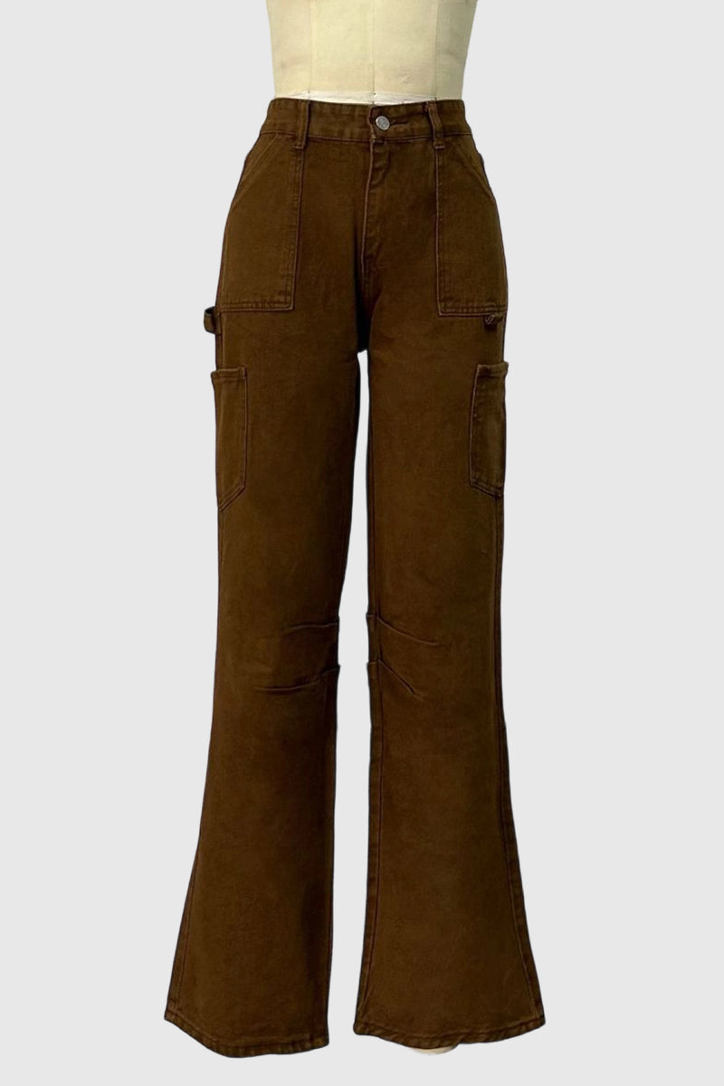 Classic High-Waist Straight Jeans