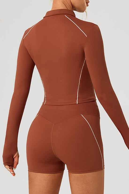Seamless Performance Zip-Up Jacket