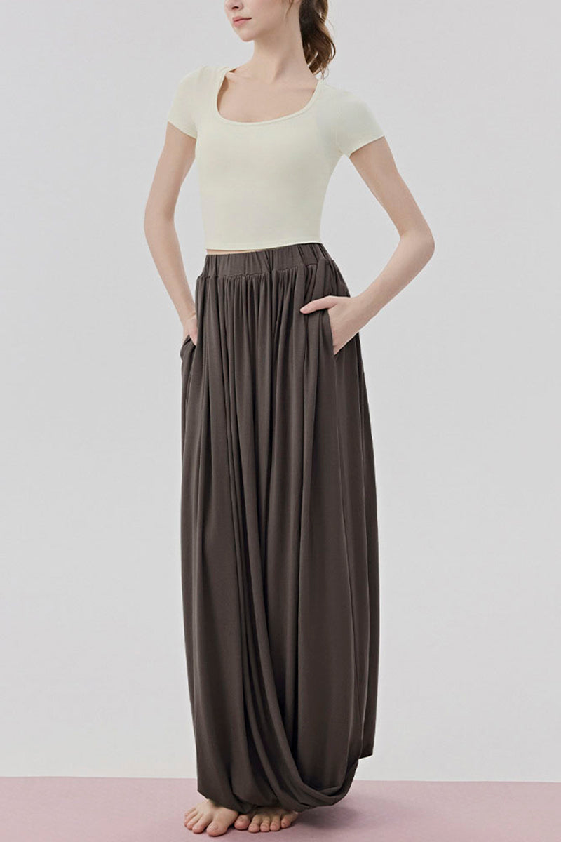Elegant Flowing Casual Pants