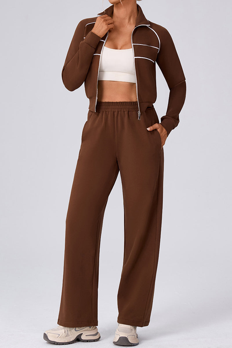 Sleek Performance Zip Jacket