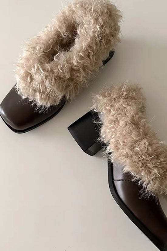 Cozy Chic Fur-Lined Loafers
