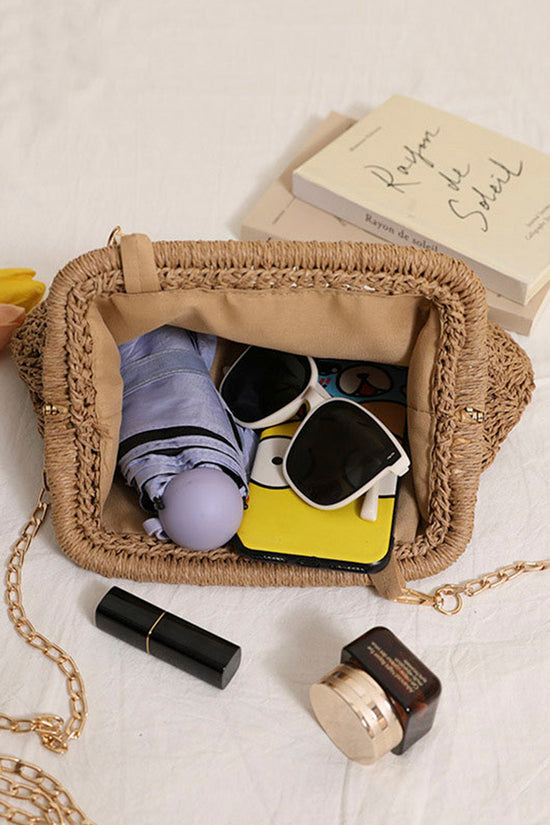 Stylish Woven Chain Shoulder Bag