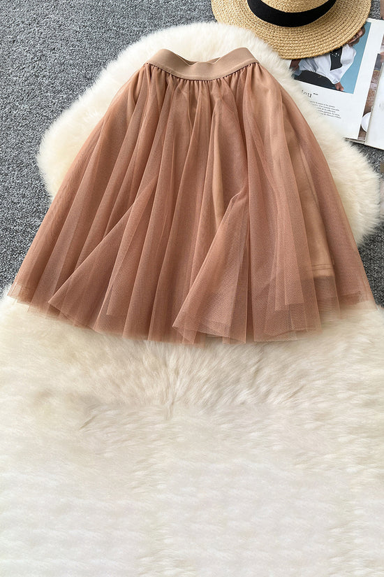 Elegant Layered Mini Skirt