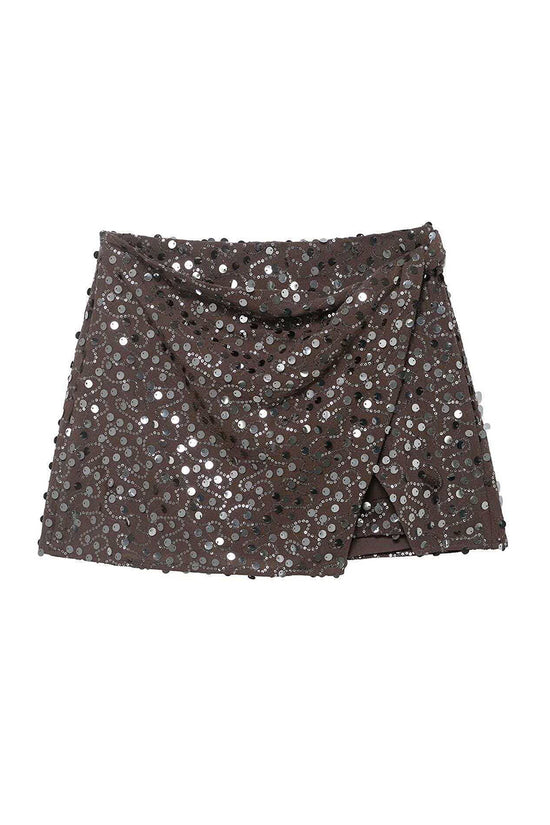 Sequin Mini Skirt