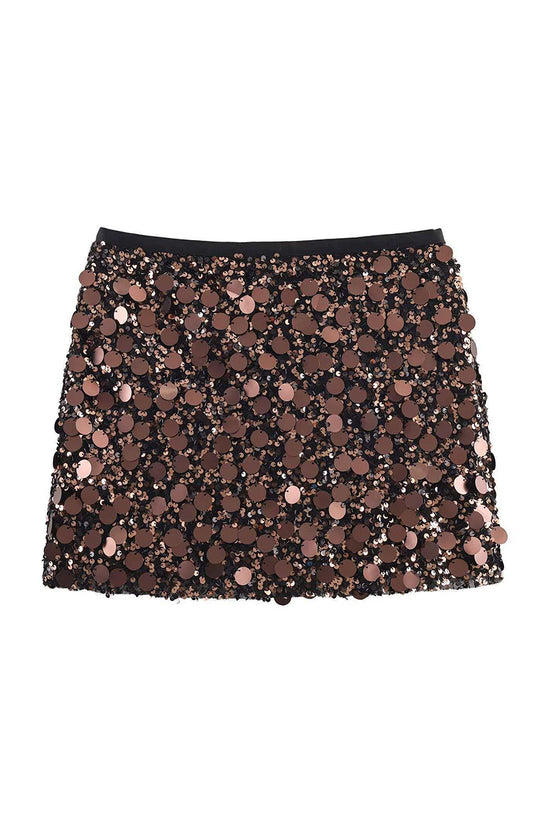 Sequin Glam Mini Skirt