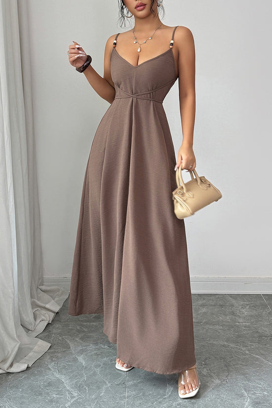 Elegant Maxi Sleeveless Casual Dress