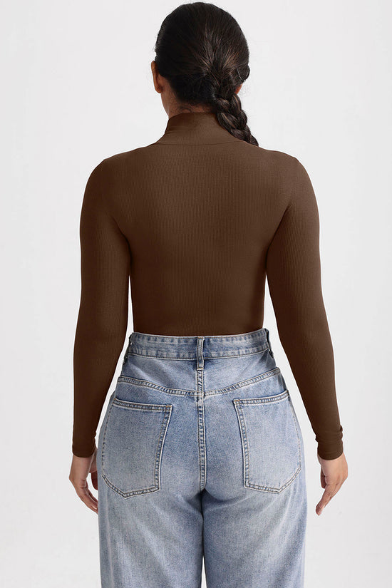 Long Sleeve Mock Neck Bodysuit