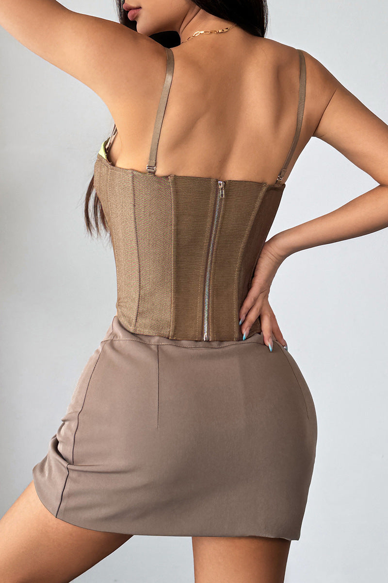 Structured Bustier Tank Top