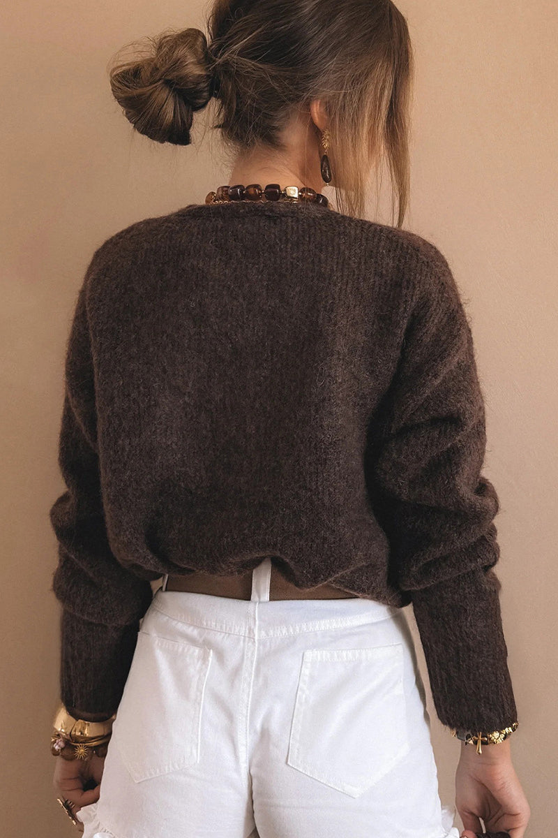Elegant Heart Detail Cardigan