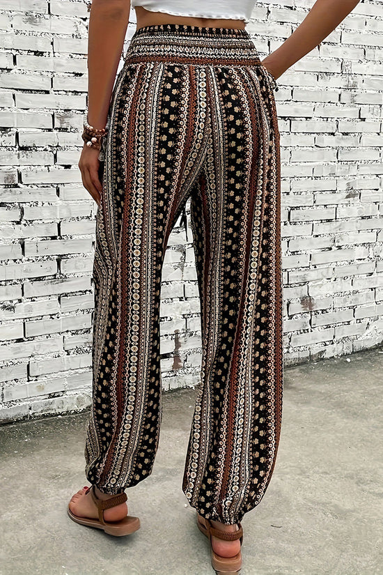 Boho Stripe Casual Pants