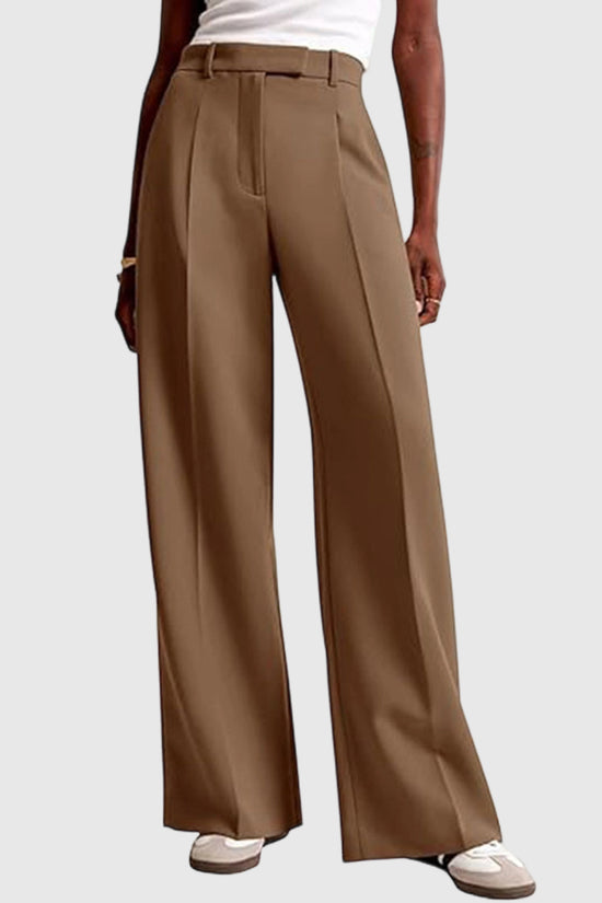 Wide-Leg Relaxed Fit Casual Pants