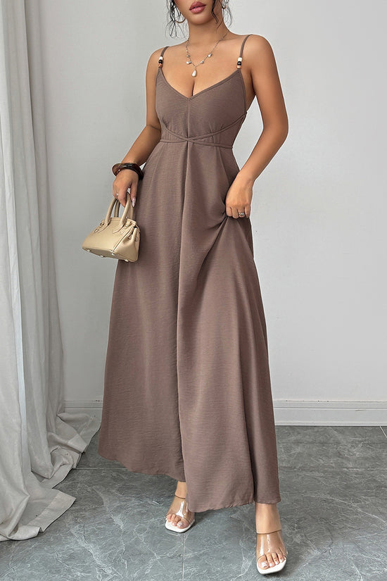 Elegant Maxi Sleeveless Casual Dress
