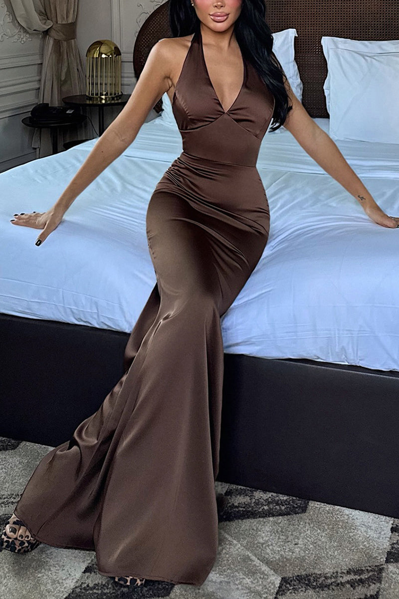 Halter Neck Bodycon Dress