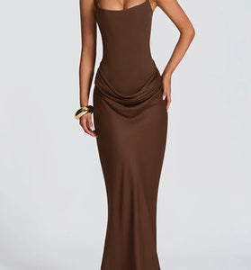 Sleek Sleeveless Bodycon Maxi Dress
