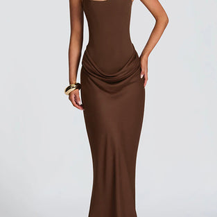 Sleek Sleeveless Bodycon Maxi Dress