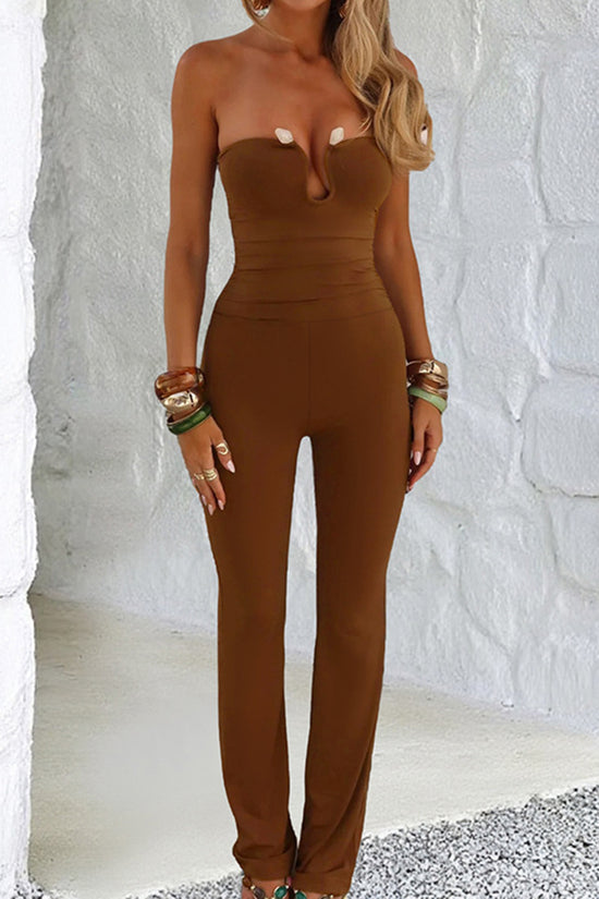 Strapless Bodycon Jumpsuit