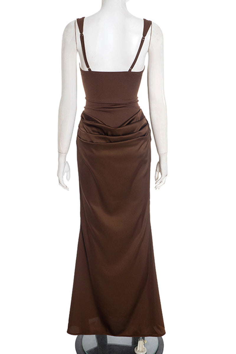Elegant Sleeveless Maxi Dress