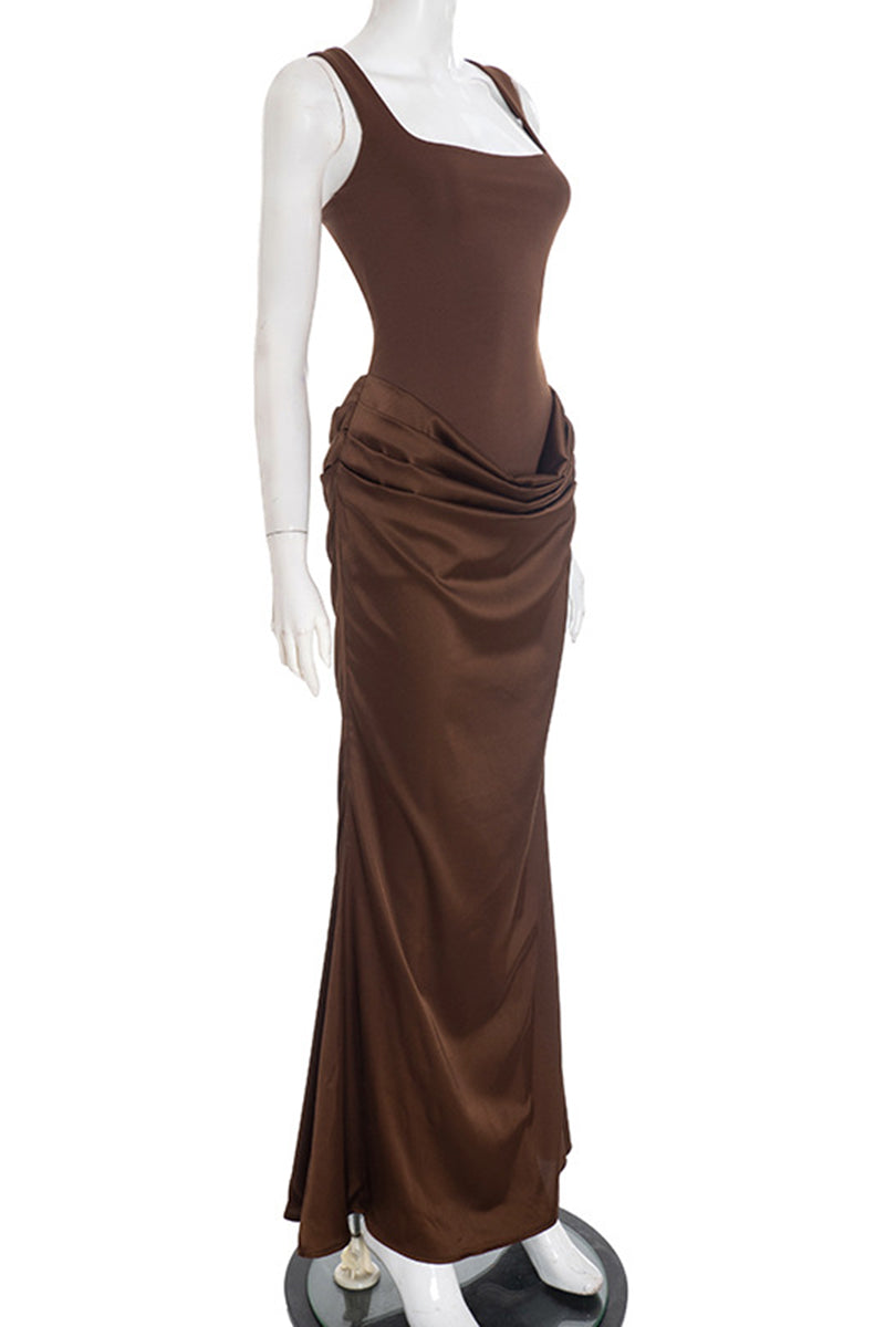 Elegant Sleeveless Maxi Dress