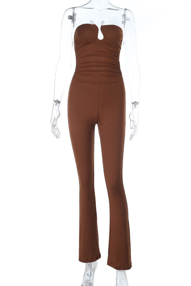 Strapless Bodycon Jumpsuit