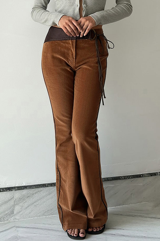Asymmetrical Wrap Casual Pants