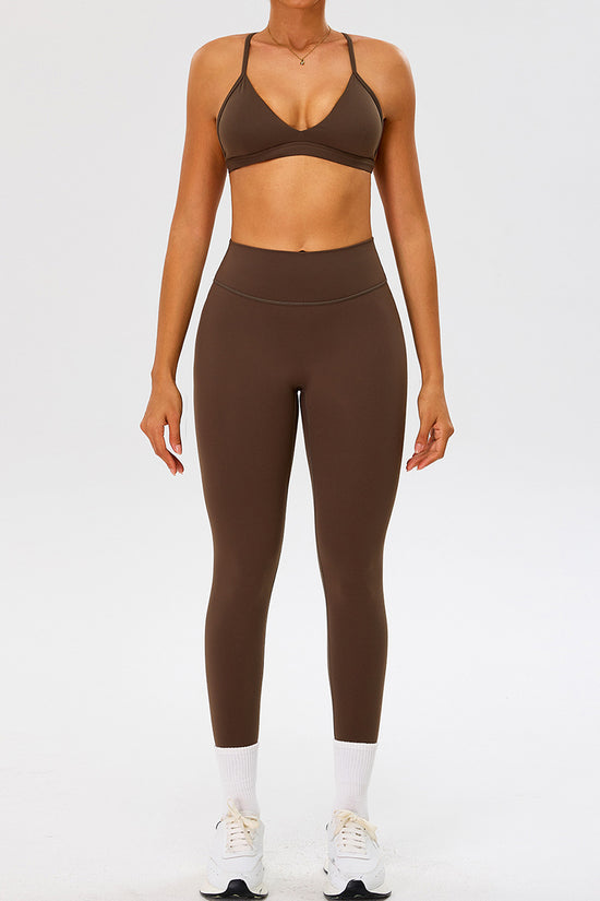 Sports Bra and Leggings Activewear Set