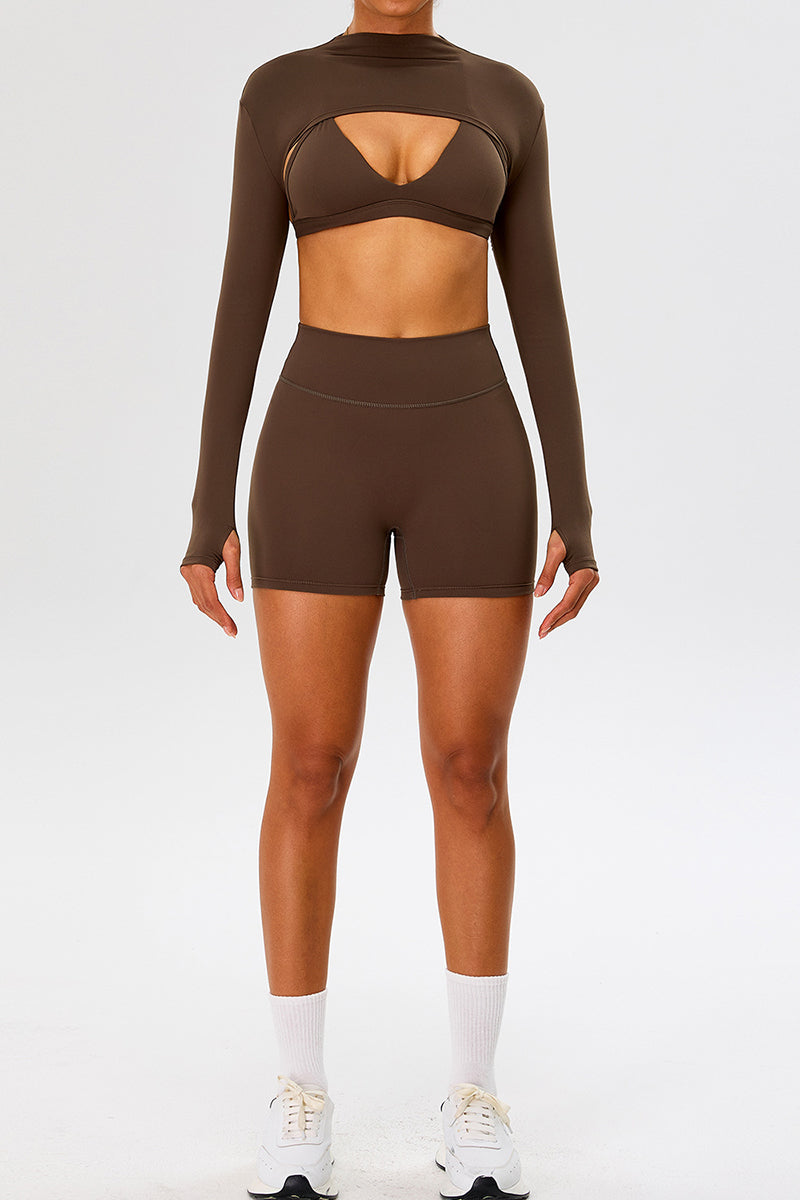Seamless High-Waisted Activewear Set