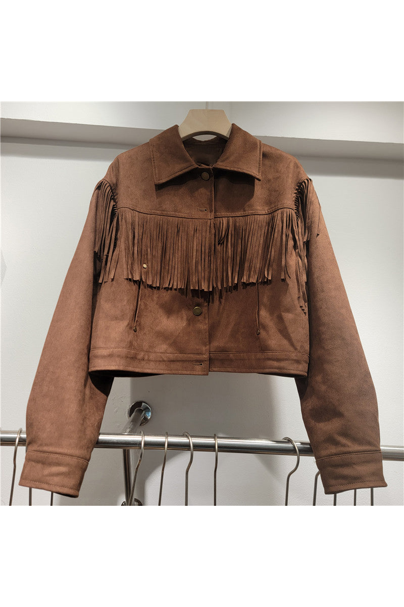 Fringe Detail Western Jacket