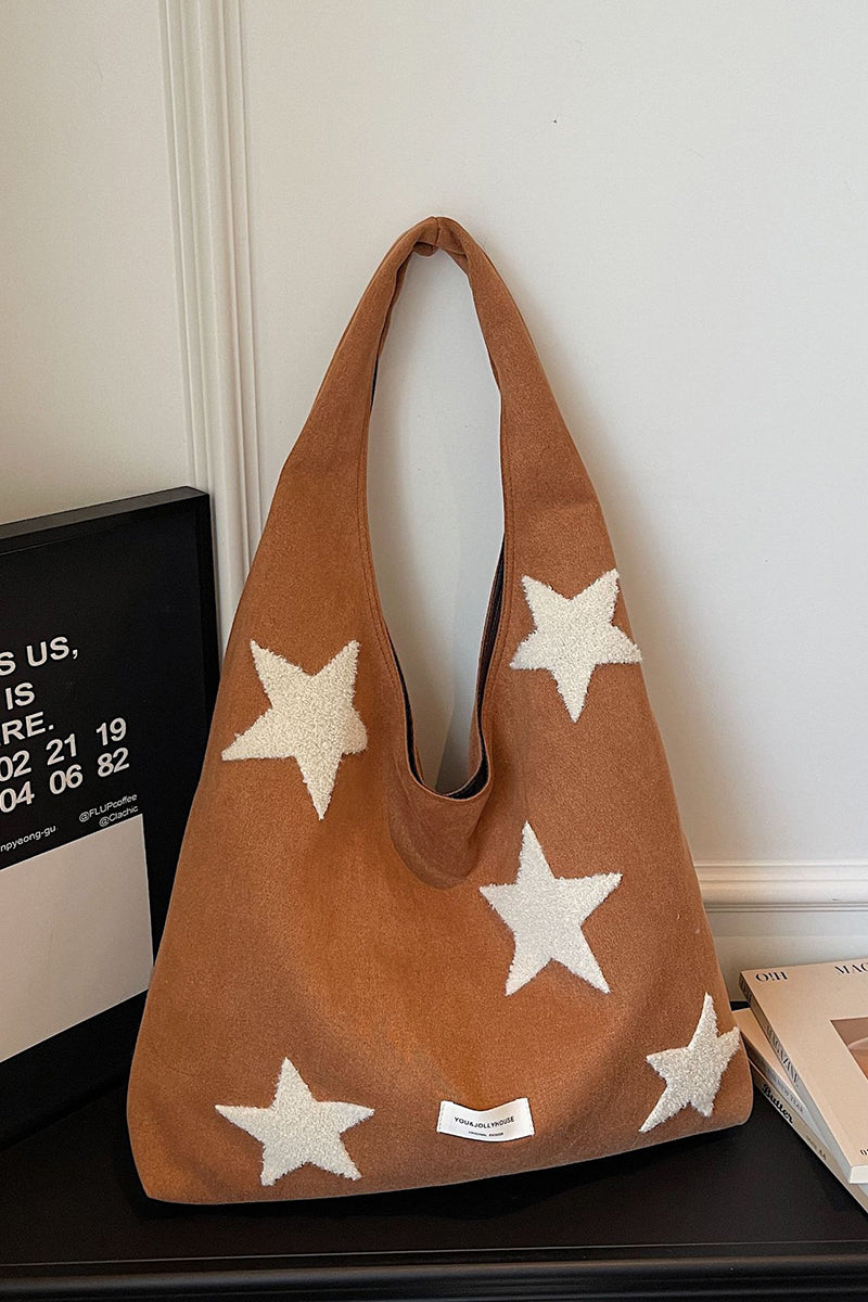 Star-Patterned Tote Bag